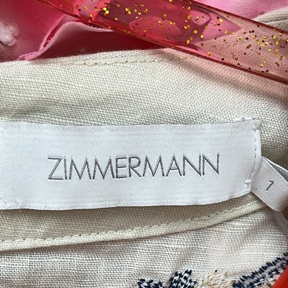 Zimmermann Aliane linen mini dress - Picture 3 of 3